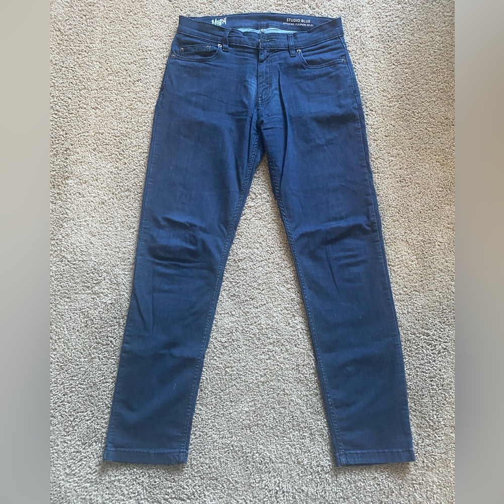 Mugsy - Stretch Jeans - Normal Fit - 32x32 Color: Studio Blues (Dark Blue)